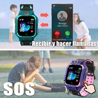 Smartwatch T55 para niños-Conectados y seguros en todo momento