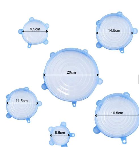 Tapas De Silicona Upsell (Pack 6 piezas)