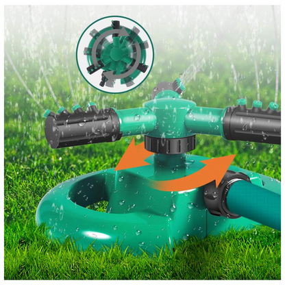 Rociador aspersor de Agua giratorio 360°