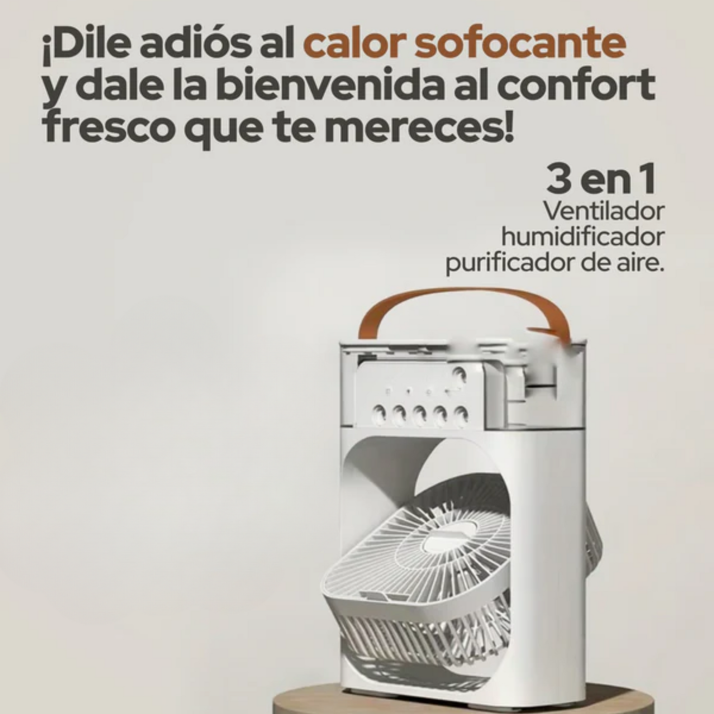 Mini Ventilador Aire Acondicionado