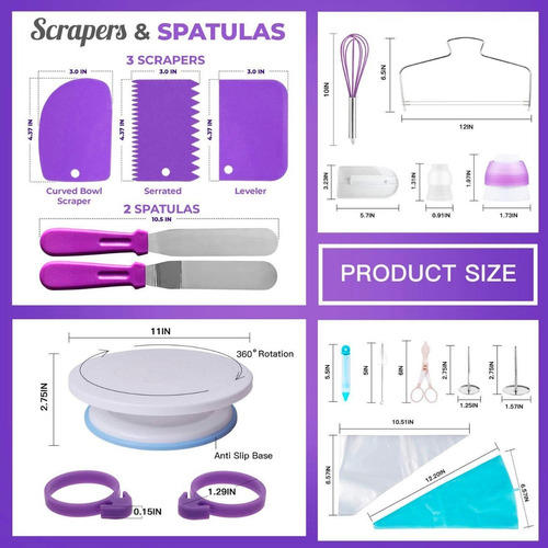 Kit Utensilios Repostería Pasteles 137pz
