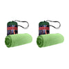 Pack 2 Toallas Microfibra Suede Verde