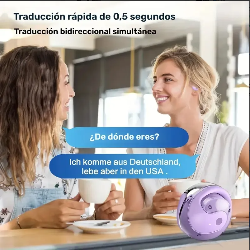 Auriculares con traductor