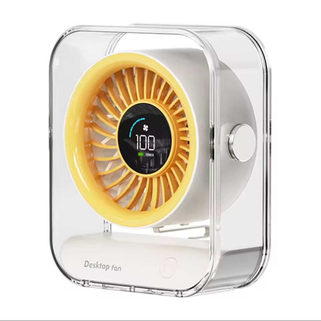 Ventilador de Escritorio USB Portátil Recargable y Silencioso