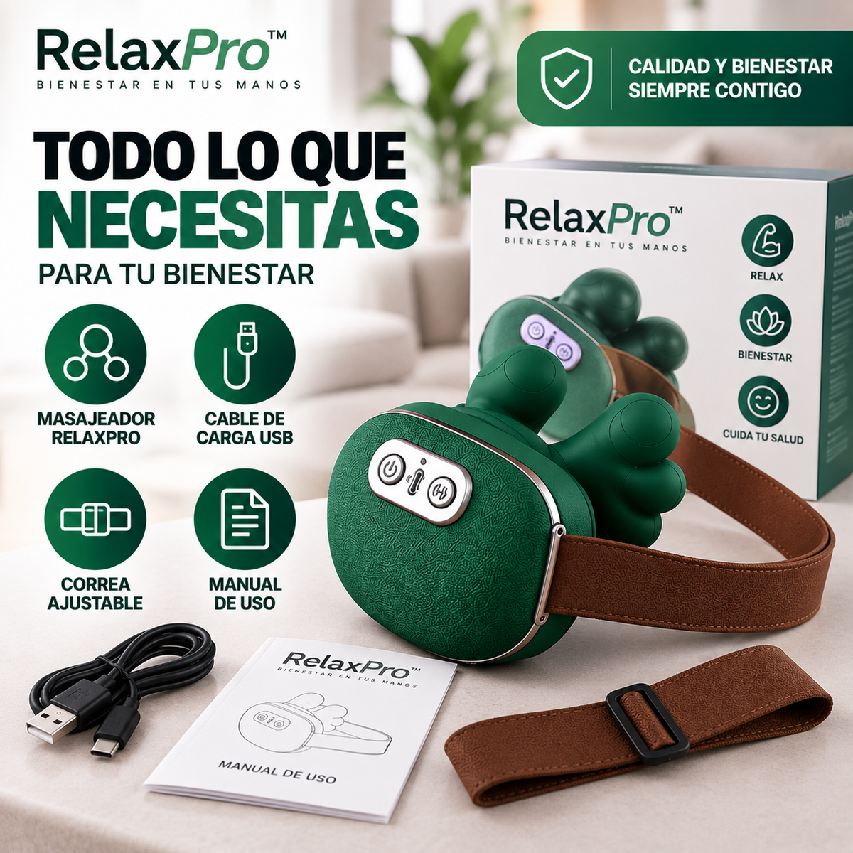 Masajeador de cuello y hombros