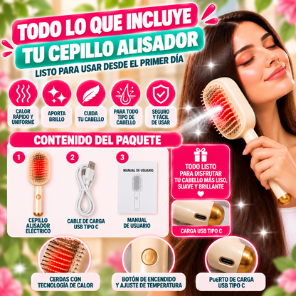 Cepillo Desenredador Capilar Vapor