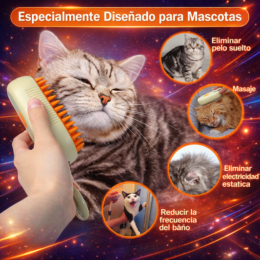 💫 ✨Cepillo de vapor para Mascotas-Spa para tu amigo peludo💫 ✨+ ENVÍO GRATIS 🚚