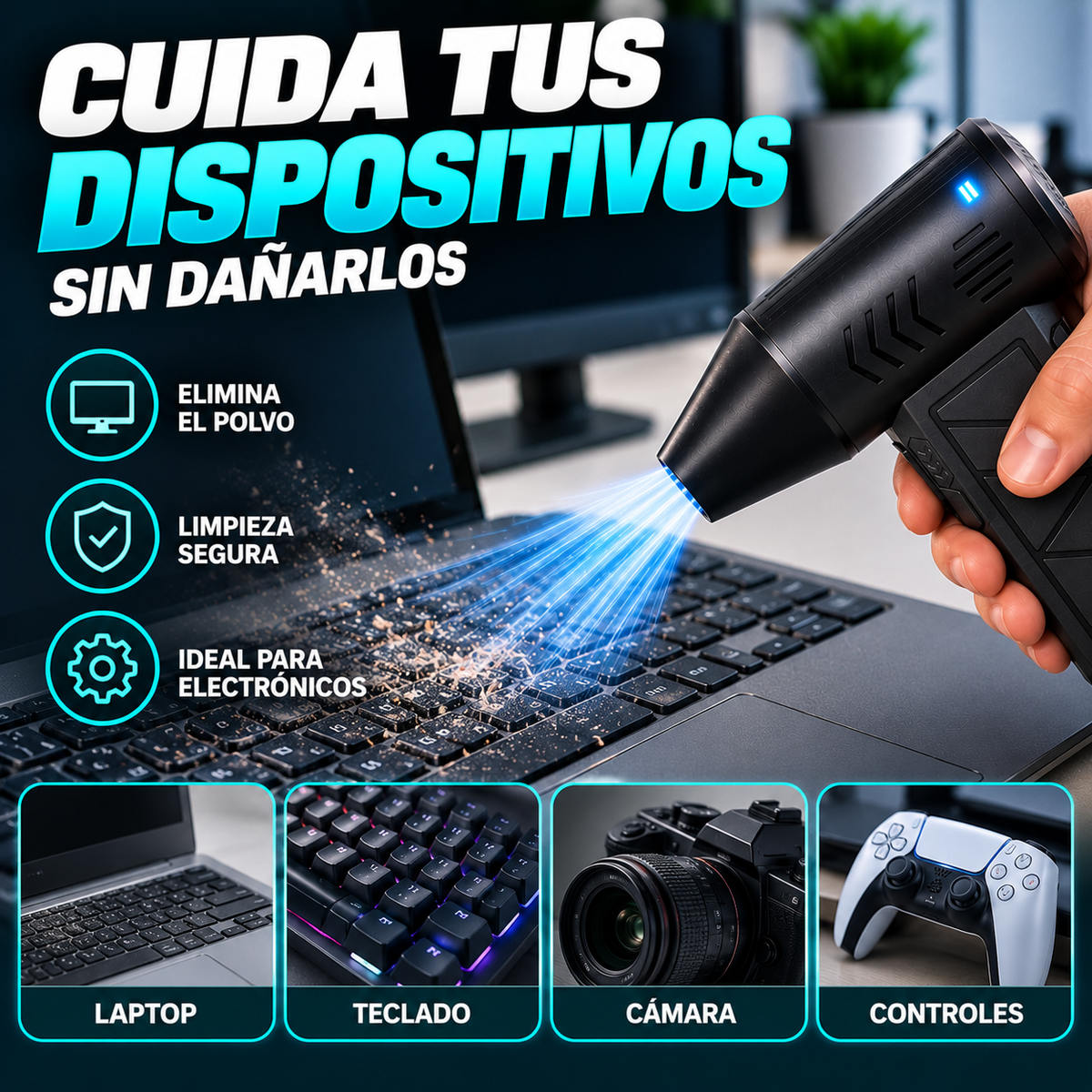 Mini Soplador Turbo Jet Multipropósito