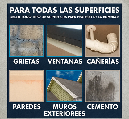 Sellador Transparente Impermeable 1 kg + Brocha