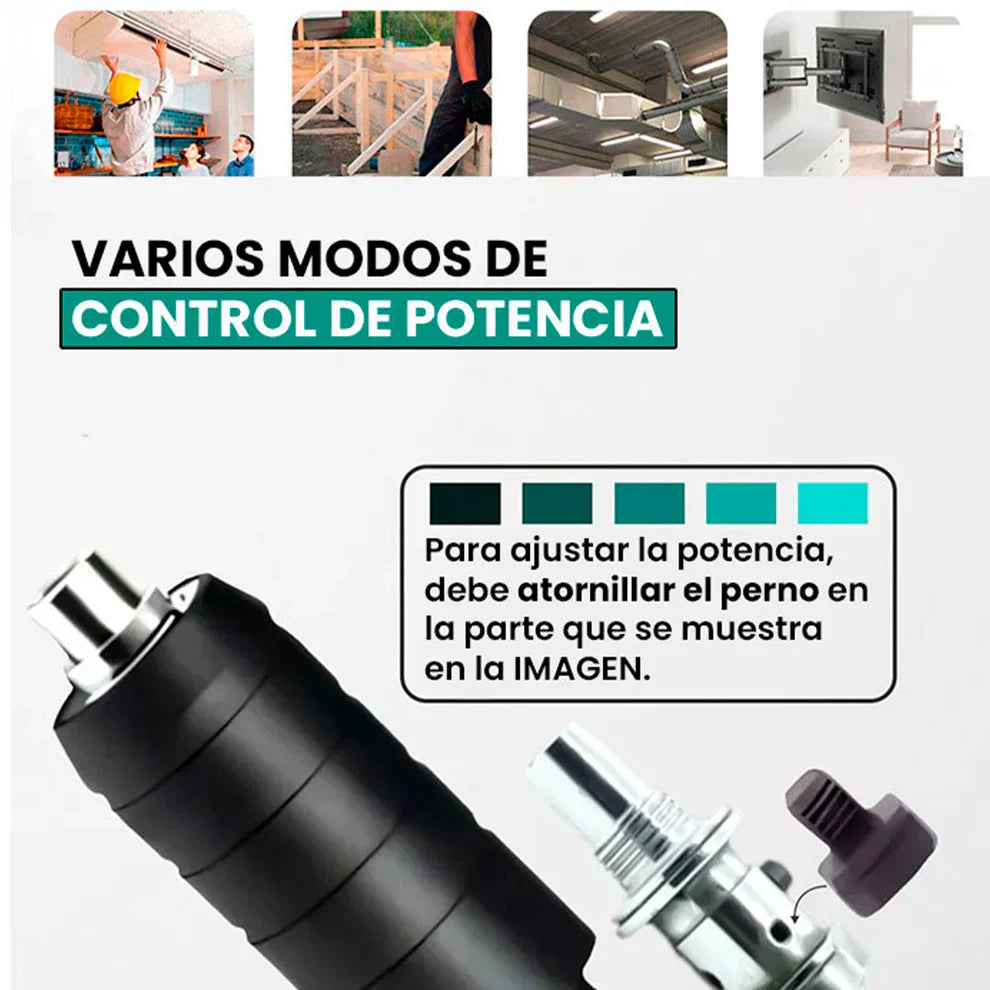 PISTOLA DE CLAVOS PORTÁTIL  +   🔥 ¡100 CLAVOS GRATIS! 🔥