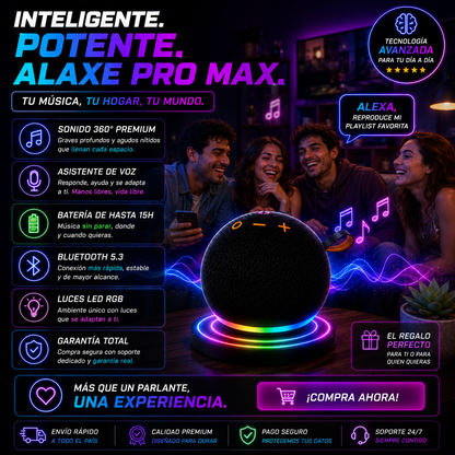 Alaxe Pro Max: Potencia, Estilo y Sonido que Impresiona+ ENVÍO GRATIS 🚚