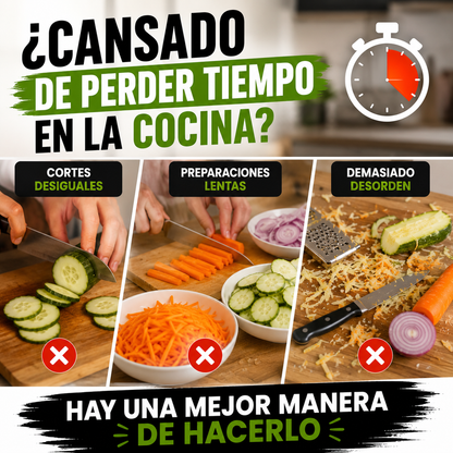Cortador-Rallador Frutas y Vegetales+ ENVÍO GRATIS 🚚