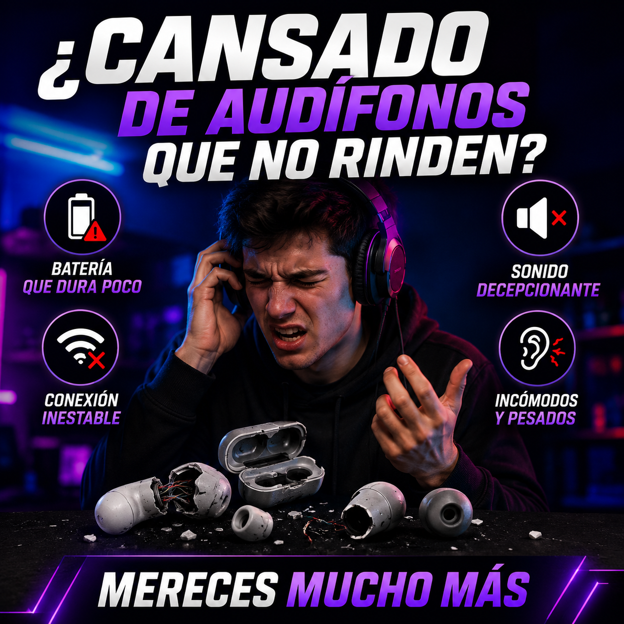 Audífonos Inalámbricos M25 TWS+ENVÍO GRATIS