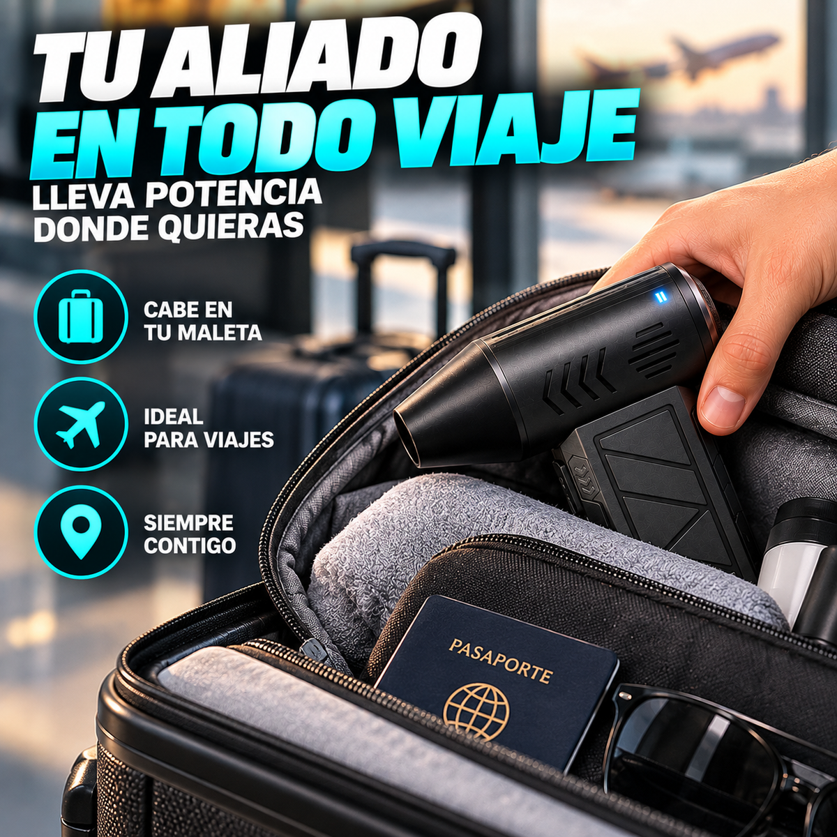 Mini Soplador Turbo Jet Multipropósito