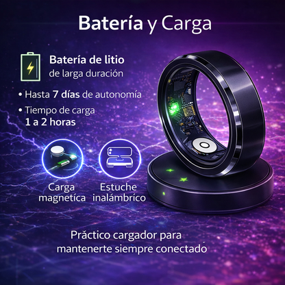Anillo Inteligente – Control de Salud y Estilo en un Solo Toque