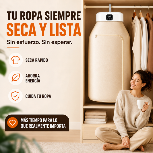 Secadora Portátil Inteligente de Ropa + ENVÍO GRATIS 🚚