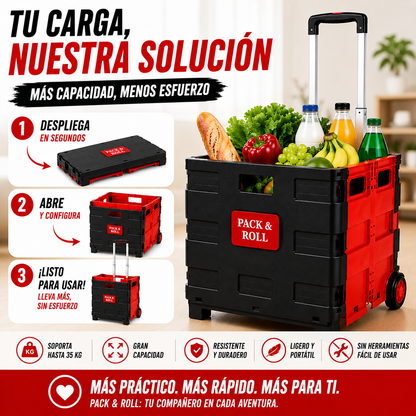 CARRITO PLEGABLE MULTIFUNCIONAL+ ENVÍO GRATIS 🚚