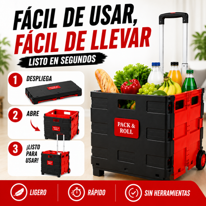 CARRITO PLEGABLE MULTIFUNCIONAL+ ENVÍO GRATIS 🚚