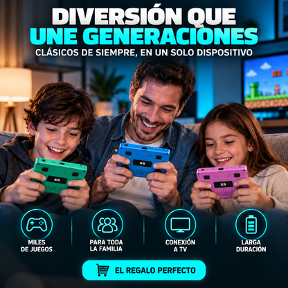 Consola Portátil Videojuegos RETRO X6+10.000 Juegos