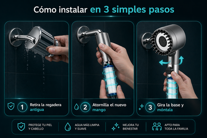 DUCHA MASAJEADORA SPA + ENVÍO GRATIS 🚚