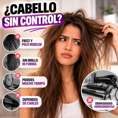 Cepillo Alisador Térmico inalámbrico