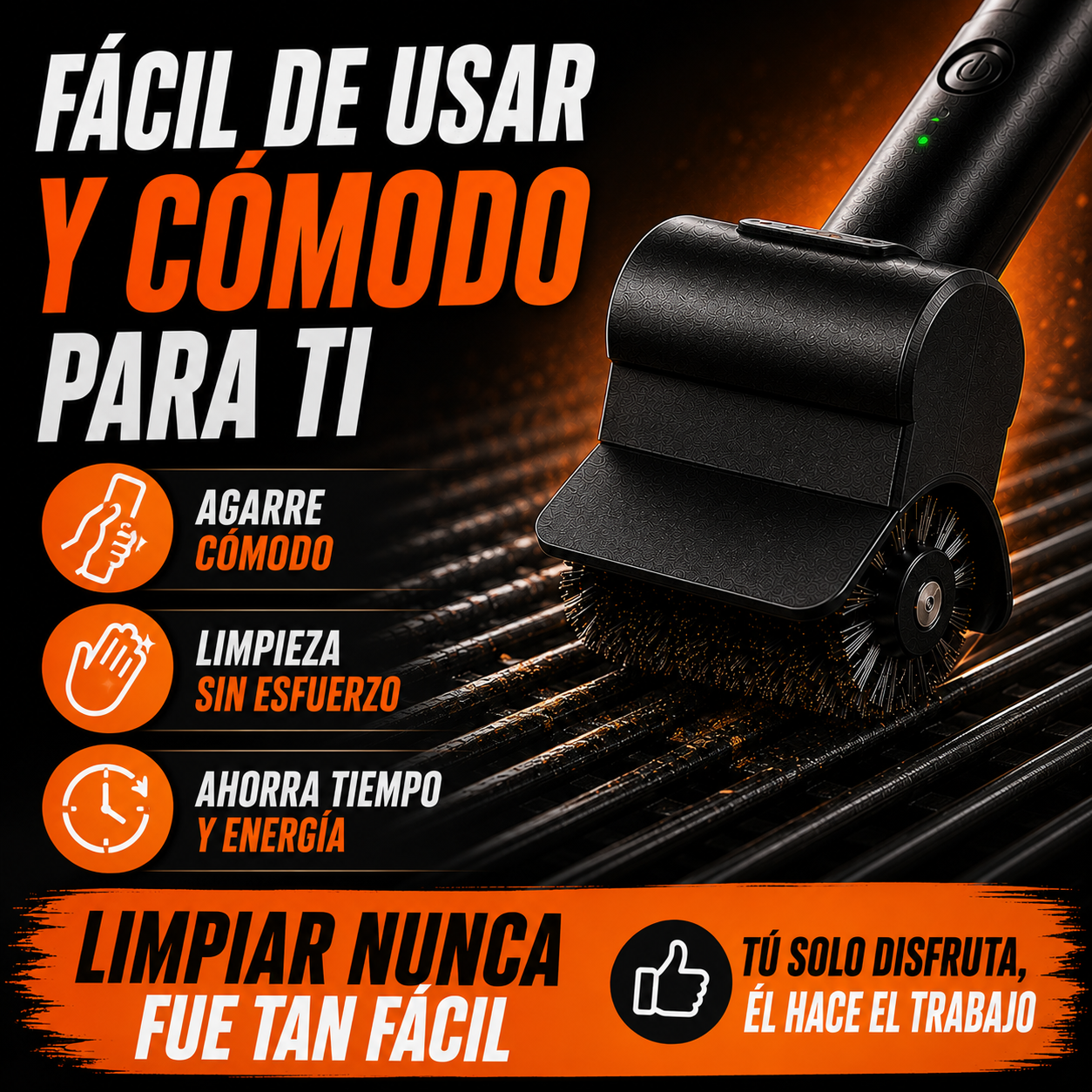 Cepillo Limpiador de Parrilla multipropósito+ ENVÍO GRATIS 🚚