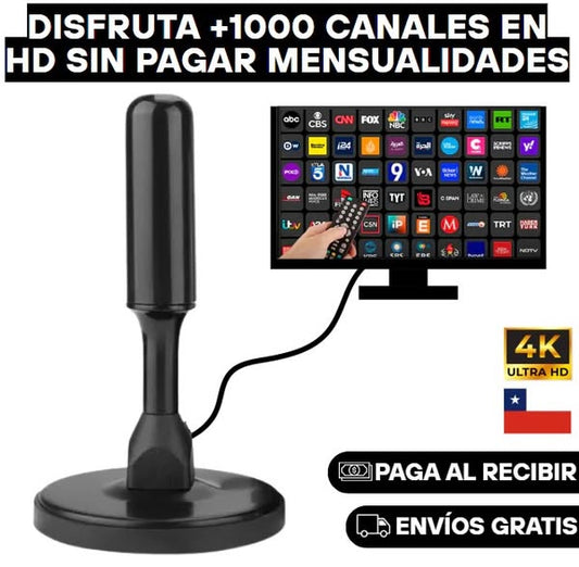 ANTENA HD: DISFRUTA DE CANALES GRATIS FULL HD