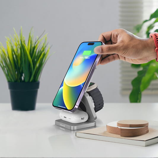 Cargador 3 EN 1 inalámbrico MagSafe para Apple
