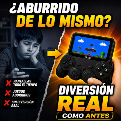 Consola Juegos Retro S10-520 Juegos+ ENVÍO GRATIS 🚚