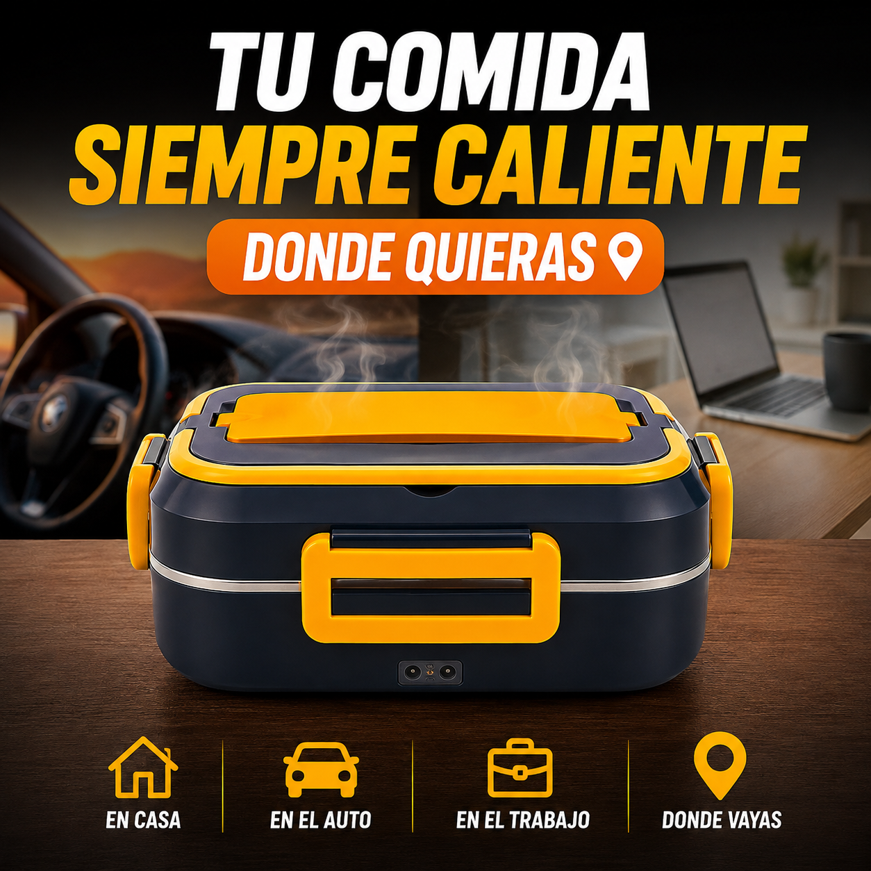 Lonchera Eléctrica portátil multipropósito+ ENVÍO GRATIS 🚚