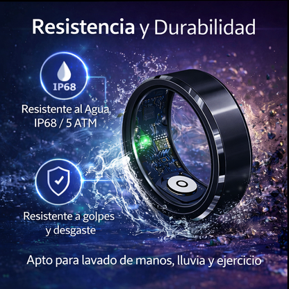 Anillo Inteligente – Control de Salud y Estilo en un Solo Toque