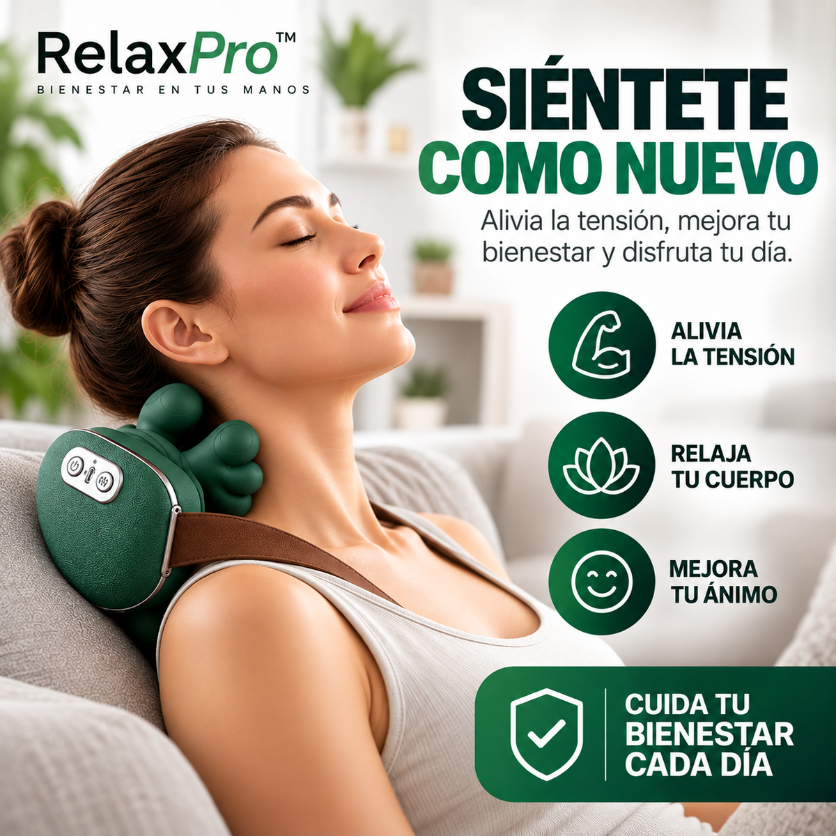 Masajeador de cuello y hombros