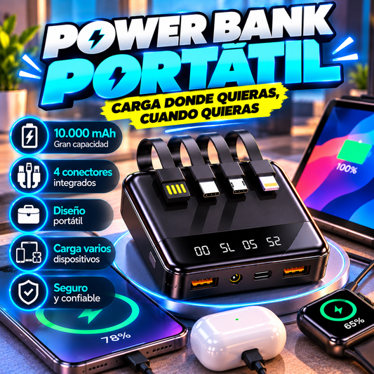 Power Bank Multicelular 15000 mAh