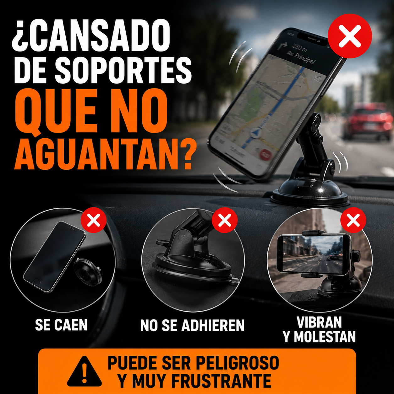 Soporte magnético celular Premium Rotativo multi propósito+ ENVÍO GRATIS 🚚