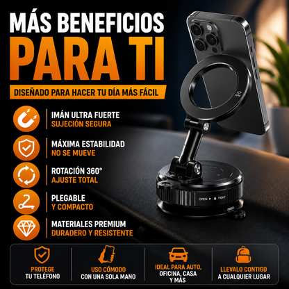Soporte magnético celular Premium Rotativo multi propósito+ ENVÍO GRATIS 🚚