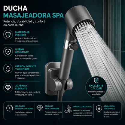 DUCHA MASAJEADORA SPA + ENVÍO GRATIS 🚚