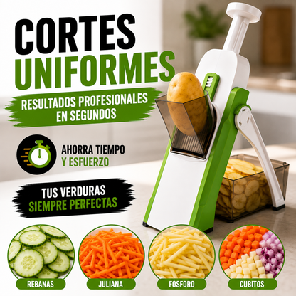 Cortador-Rallador Frutas y Vegetales+ ENVÍO GRATIS 🚚