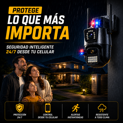 Cámara de Seguridad 360° GESKS que protege tu hogar desde tu celular+ ENVÍO GRATIS 🚚