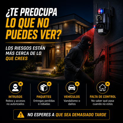 Cámara de Seguridad 360° GESKS que protege tu hogar desde tu celular+ ENVÍO GRATIS 🚚