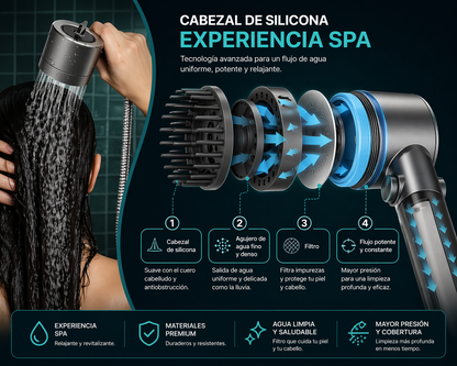 DUCHA MASAJEADORA SPA + ENVÍO GRATIS 🚚