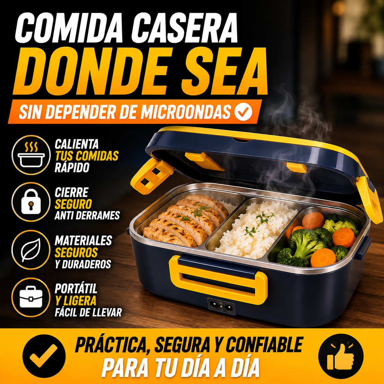 Lonchera Eléctrica portátil multipropósito+ ENVÍO GRATIS 🚚