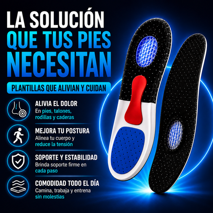 Plantillas Ortopédicas | Alivia Dolor de Pies y Fascitis Plantar + ENVÍO GRATIS 🚚
