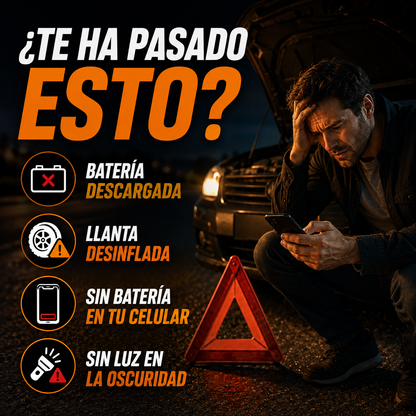 Compresor de Aire y Arrancador de Batería+ ENVÍO GRATIS 🚚