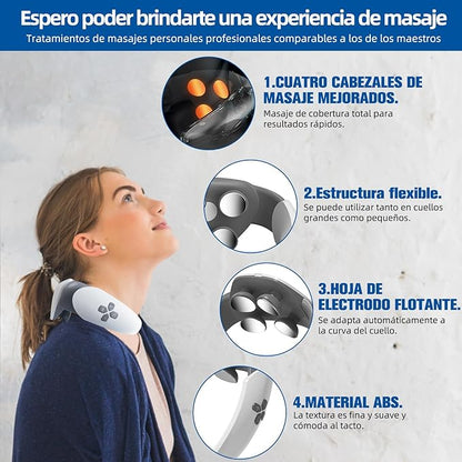 Masajeador Cervical Portátil Pulso Calórico