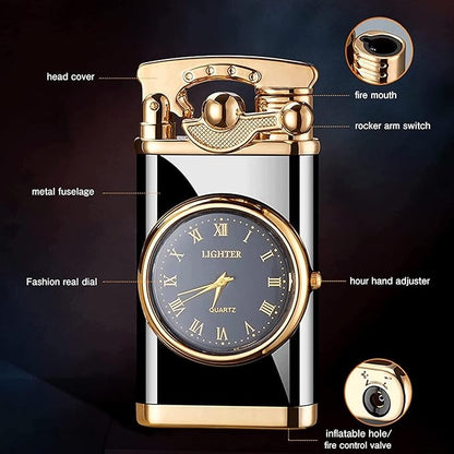ENCENDEDOR ELEGANTE CON RELOJ