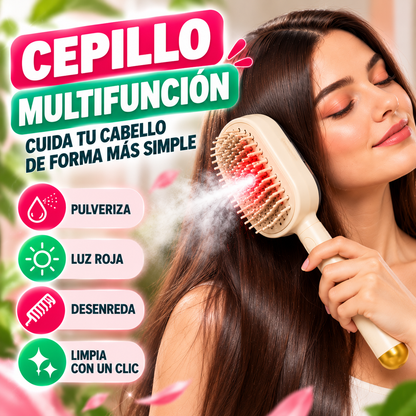 Cepillo Desenredador Capilar Vapor