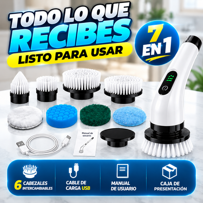 Cepillo de limpieza eléctrico multifuncional
