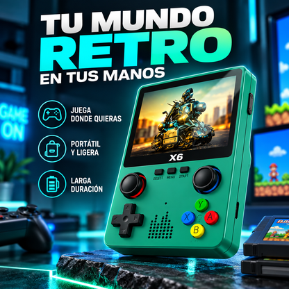 Consola Portátil Videojuegos RETRO X6+10.000 Juegos