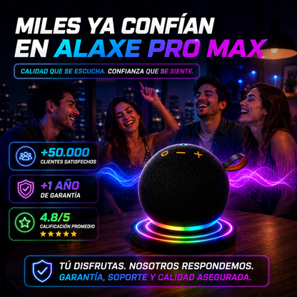 Alaxe Pro Max: Potencia, Estilo y Sonido que Impresiona+ ENVÍO GRATIS 🚚