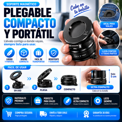 Soporte magnético celular Premium Rotativo multi propósito